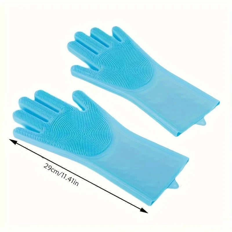 Silicone Pet Grooming & Bathing Gloves