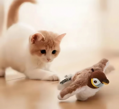 FlutterBuddy Interactive Chirping Bird