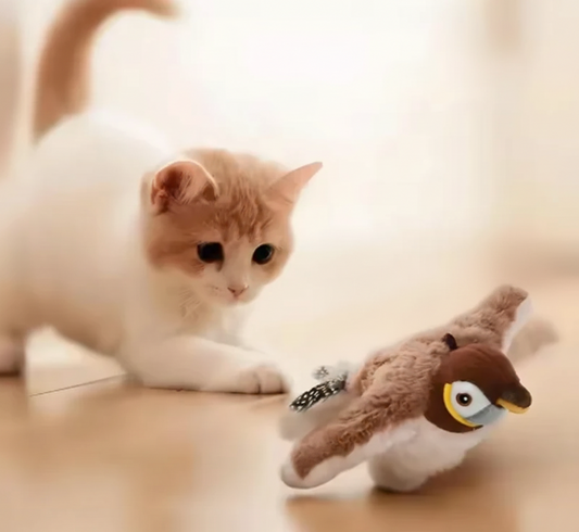 FlutterBuddy Interactive Chirping Bird