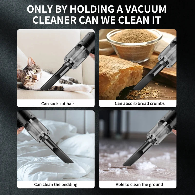 PawVac Pro: 15000PA Cordless Pet & Car Vacuum