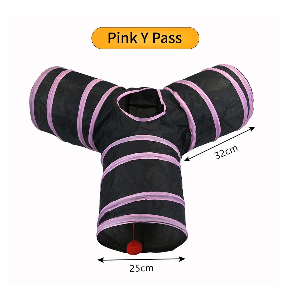 T-Shaped Interactive Cat Tunnel