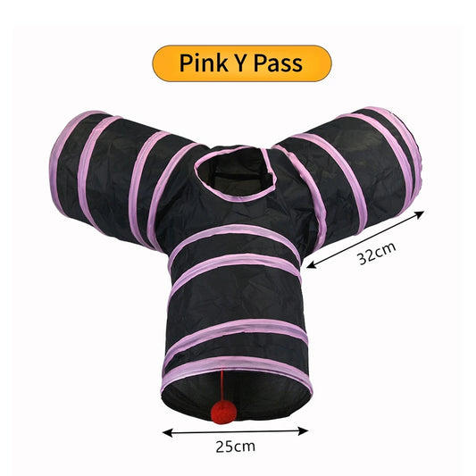 T-Shaped Interactive Cat Tunnel