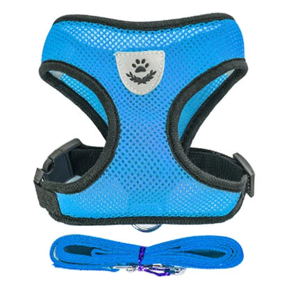 Soft Step-In Cat Harness & Leash