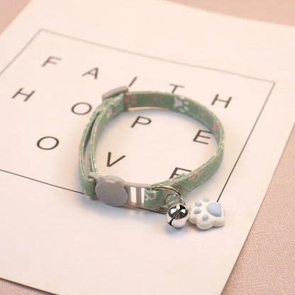 PawPrint Safety Adjustable Bell Collar