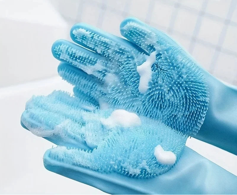 Silicone Pet Grooming & Bathing Gloves