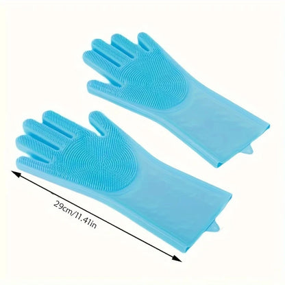 Silicone Pet Grooming & Bathing Gloves