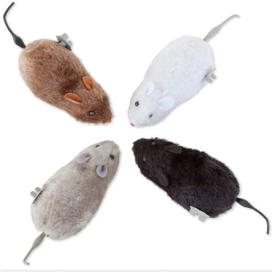 Interactive Wind-Up Mouse Cat Toy
