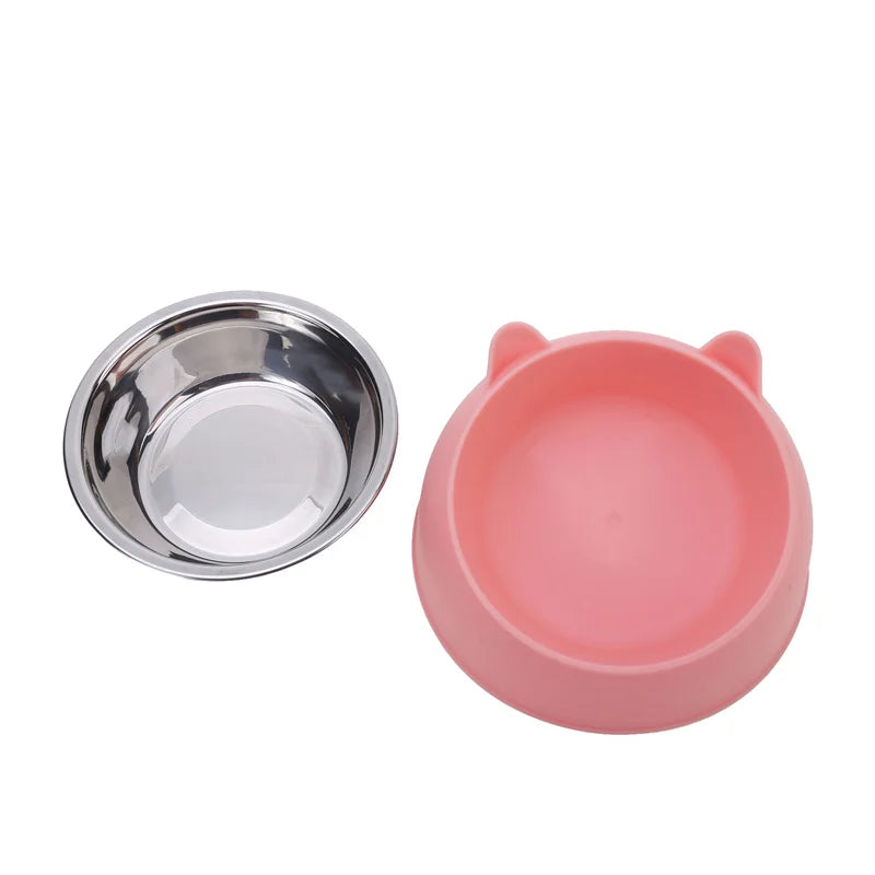 Tilted Stainless Steel Pet Bowl
