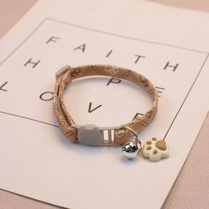 PawPrint Safety Adjustable Bell Collar