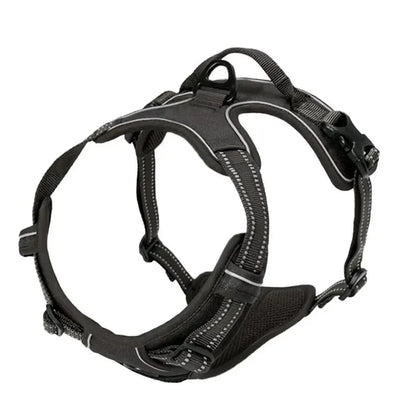 No-Pull Leather Dog Harness Set