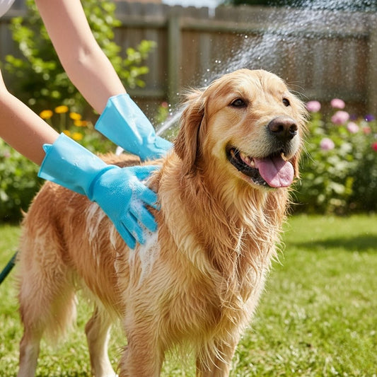 Silicone Pet Grooming & Bathing Gloves